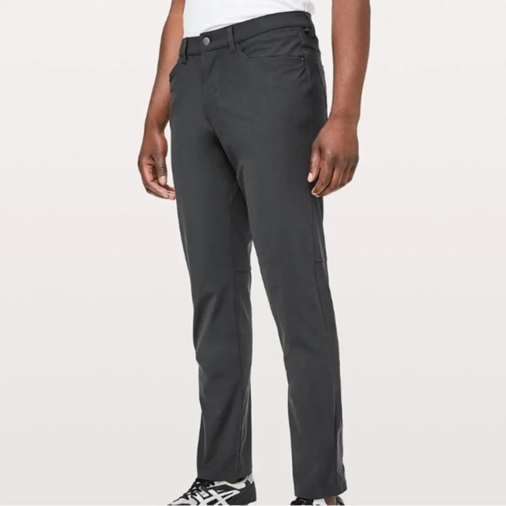 LULULEMON ABC SLIM FIT PANT 5-POCKET WARPSTREME stretch jean-style trouser sz 32